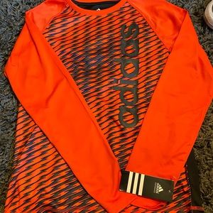 NWT Adidas long sleeve shirt size 10-12 boys